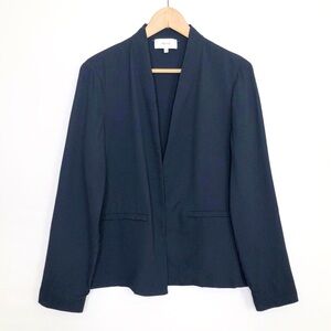 Reiss Black open closure blazer